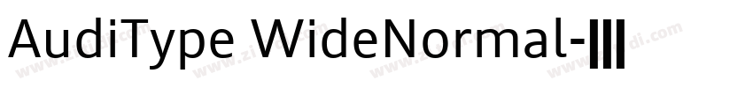 AudiType WideNormal字体转换 AudiType WideNormal字体转换